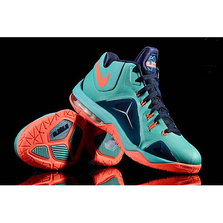 Lebron Botschafter VII "Sea Green" (484/turquesa/hot lava/navy)