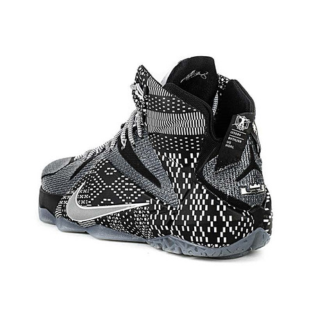 Lebron XII "BHM" Black History Month (001/negro/grismetálico/blanco)