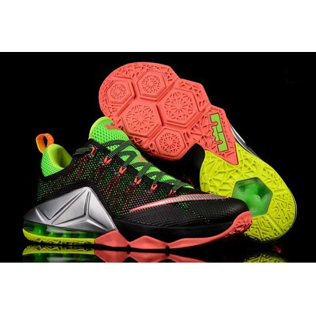 Lebron XII Low "Remix" (003/negro/volt/blue/crimson/grey)