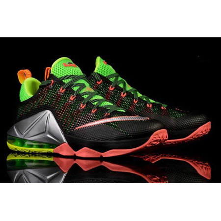 Lebron XII Low "Remix" (003/negro/volt/blue/crimson/grey)