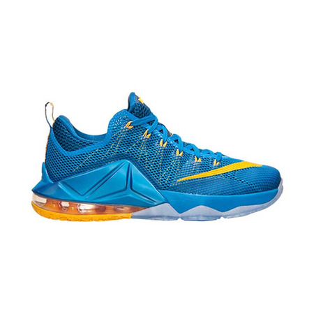 Lebron XII Niedrige "Entourage" (484/Foto blau/gold/gym bl)