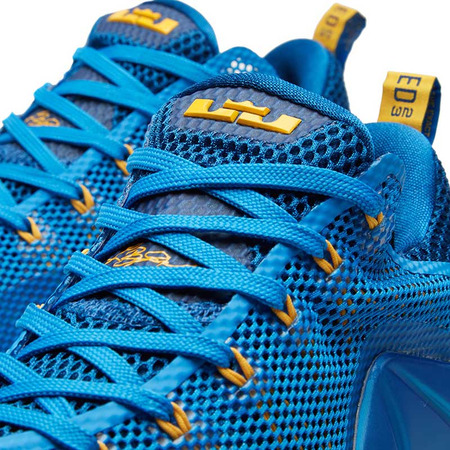 Lebron XII Niedrige "Entourage" (484/Foto blau/gold/gym bl)