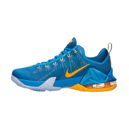 Lebron XII Niedrige "Entourage" (484/Foto blau/gold/gym bl)