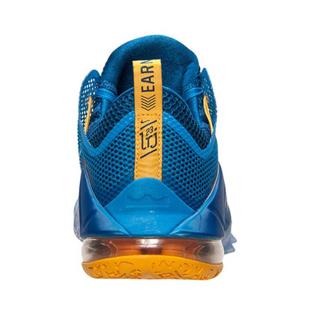 Lebron XII Niedrige "Entourage" (484/Foto blau/gold/gym bl)