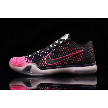 Kobe X Elite Low "Mambacurial" (010/schwarz/wolfgrau/pink-Fisch)