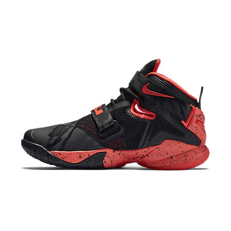 Nike Zoom Lebron Soldier 9 Premium "Bright Crimson" (negro/blanco-bright crimson)