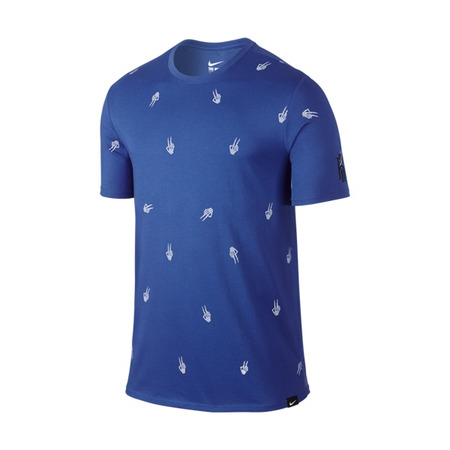 Kyrie T-Shirt Peace Bones AOP (480/royal/white)