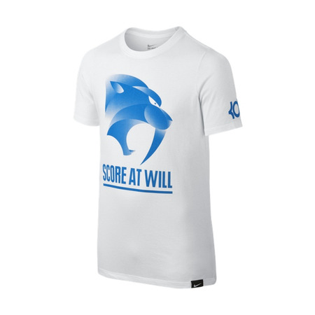 KD Camiseta Niñā "Score at Will" (100/blanco/azul)