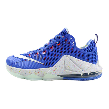 Lebron XII Low Limited "4TH Juli" (406/hypercobalt/gris/crimson)