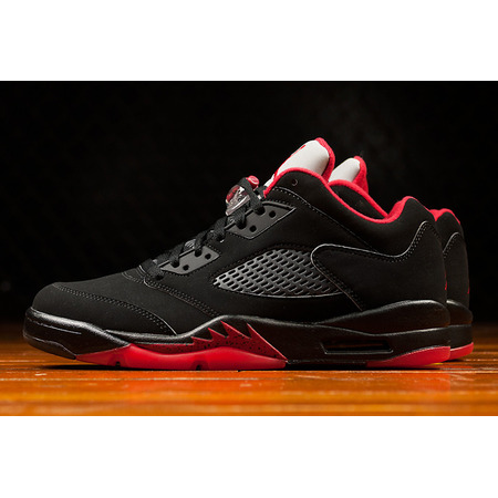 Air Jordan 5 Retro Low "Alternate `90" (001/schwarz/gym rot)