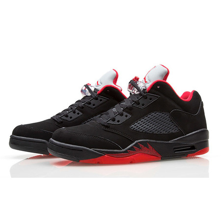 Air Jordan 5 Retro Low "Alternate `90" (001/schwarz/gym rot)