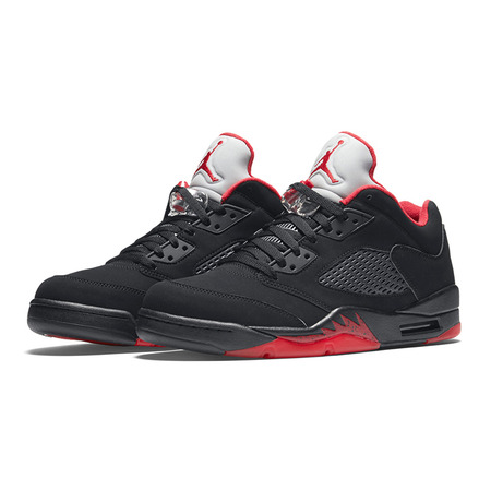 Air Jordan 5 Retro Low "Alternate `90" (001/schwarz/gym rot)