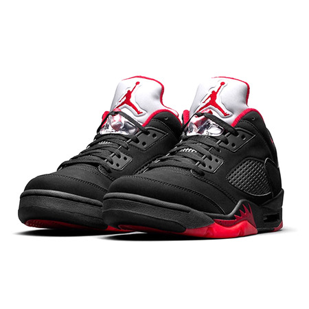 Air Jordan 5 Retro Low "Alternate `90" (001/schwarz/gym rot)