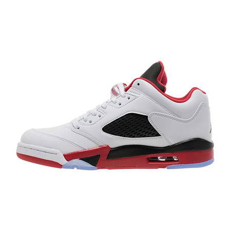 Air Jordan Retro 5 Low "Fire Red" (101/weiß/feuerrot/schwarz)