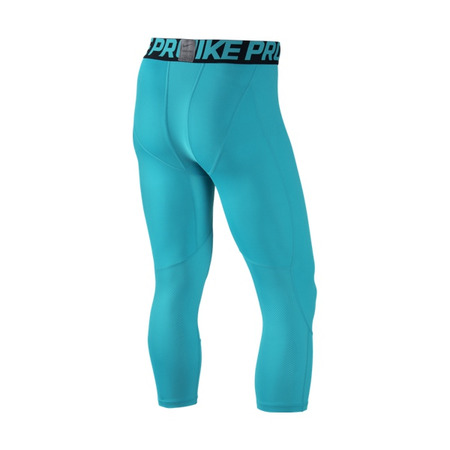 Nike Pro Hypercool Basketball Tight Drei-Quarter (418/azul omega/negro)