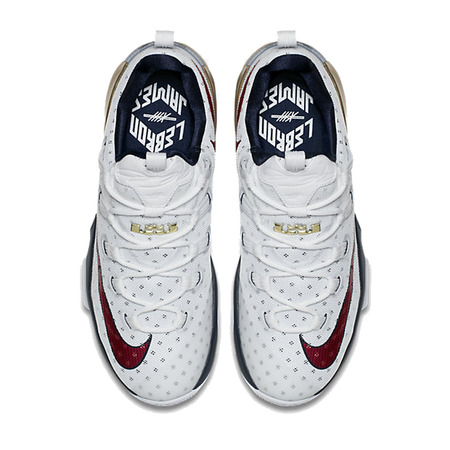 Lebron XIII Low "USA" (164/white/Universität rot/obsidian)