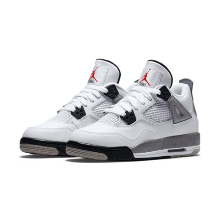 Air Jordan 4 Retro Og Bg "White Cement" (192/weiß/rot/schwarz)