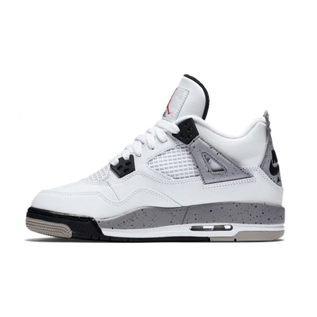 Air Jordan 4 Retro Og Bg "White Cement" (192/weiß/rot/schwarz)