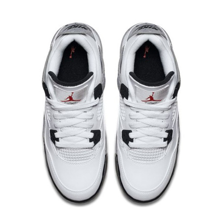 Air Jordan 4 Retro Og Bg "White Cement" (192/weiß/rot/schwarz)