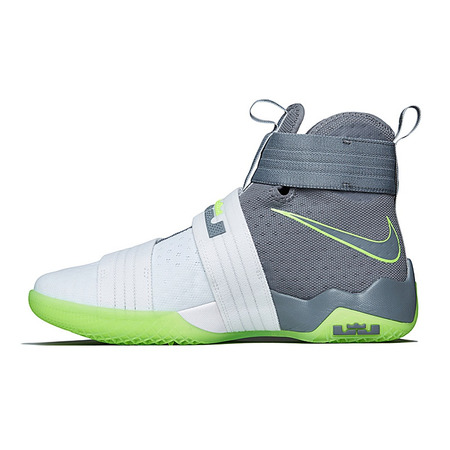 LeBron Soldier 10 SFG "Dunkman" (103/white/cool grey/elect green)