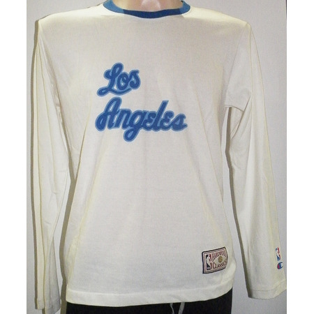 Champion M/L Camiseta Angeles Lakers (blanco/azul)