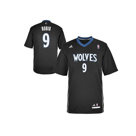 Adidas Camiseta Mangas Réplica Ricky Rubio Minesota (schwarz)