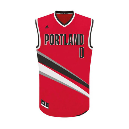 Adidas Camiseta Réplica Damian Lillard #0# Blazers