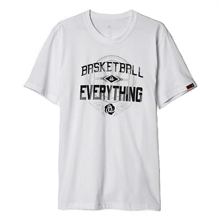 Adidas Camiseta D Rose Basketball ist alles (blanco)