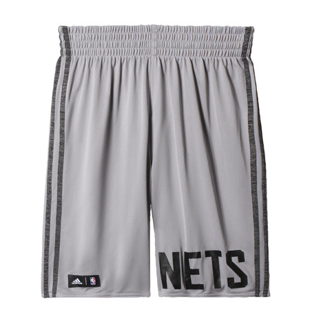 Adidas NBA Short Brooklyn Nets Winter Hoops Rev (gris)