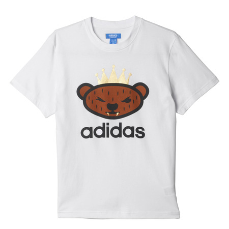 Adidas Originals Bear Logo von Nigo (weiß)