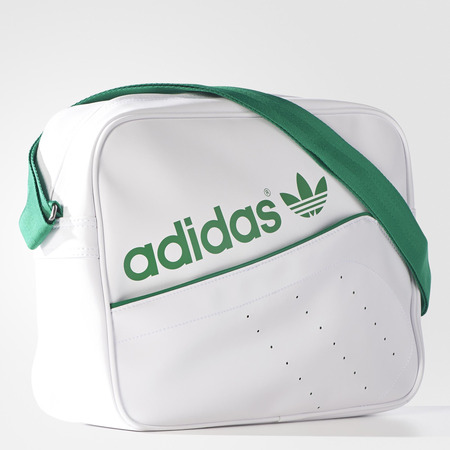 Adidas Originals Bolso Airliner Perforiert (blanco/verde)