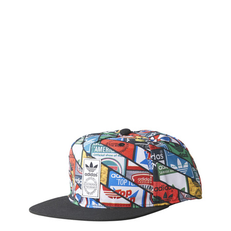 Adidas Originals Gorra Graphic Tongue Labels Snap-Back (negro/multicolor)