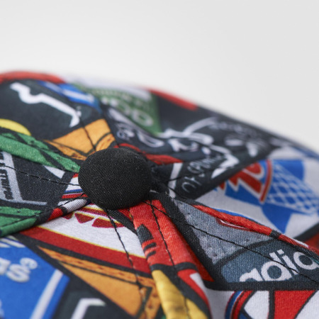 Adidas Originals Gorra Graphic Tongue Labels Snap-Back (negro/multicolor)