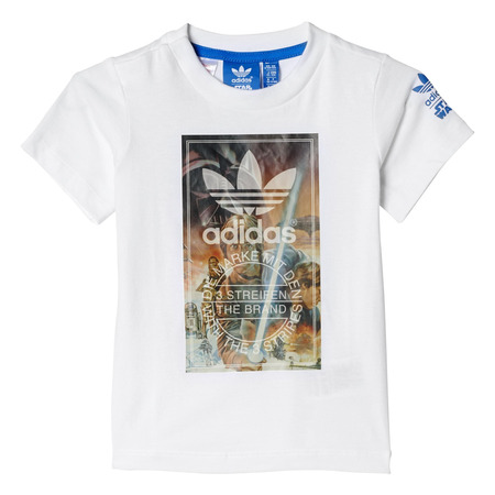 Adidas Originals Camiseta Star Wars Archiv Infantil (blanco/multicolor)