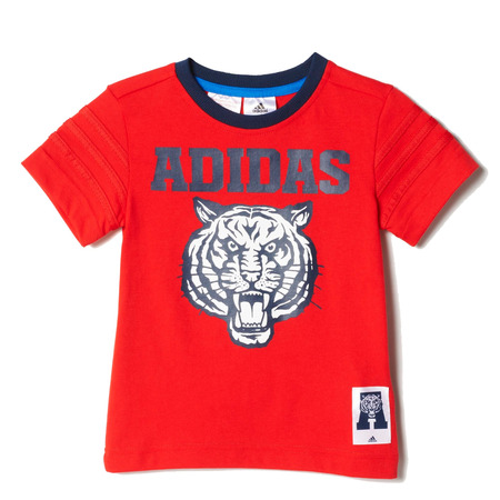 Adidas Camiseta Niño Team Tiger Logo (rot)