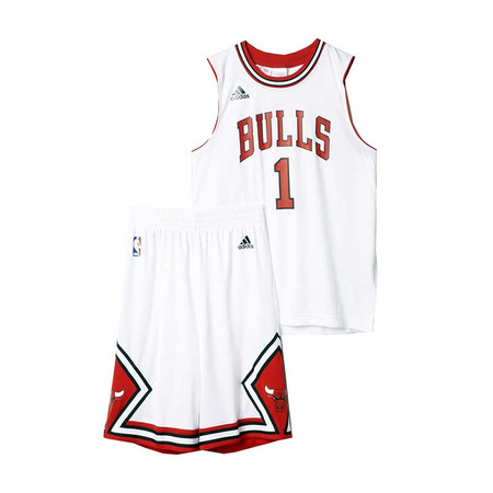 Set NBA Derrick Rose Bulls (weiß/rot)