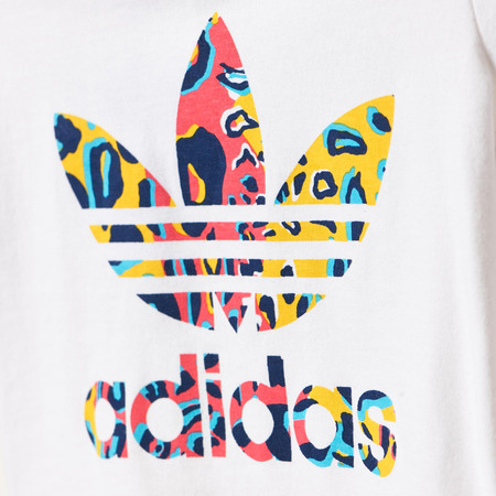 Adidas Originals Camiseta Bebé Soccer Leopard Cub Trefoil (weiß/multicolor)