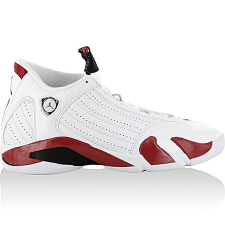 Air Jordan 14 Retro (101/weiß/rot/schwarz/schwarz)