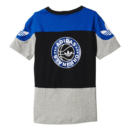 Adidas Originals Camiseta Junior Basketball (Asul/Negro/Griff/Blanc)