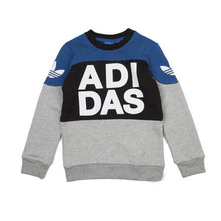 Original Adidas Junior Basketball Sweatshirt (schwarz/blau/gris)