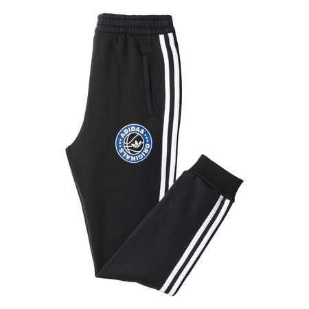 Original Adidas Junior Basketball Pant (schwarz/weiß/blau)