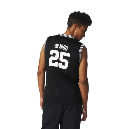 Adidas Originals Team 25 Basketball Jersey Von Nigo (negro/blanco)