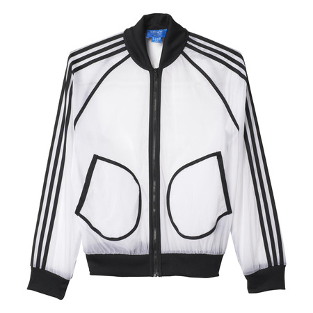 Adidas Originals Mujer Transparent Circus Winbreaker Von Rita Ora (blanco)