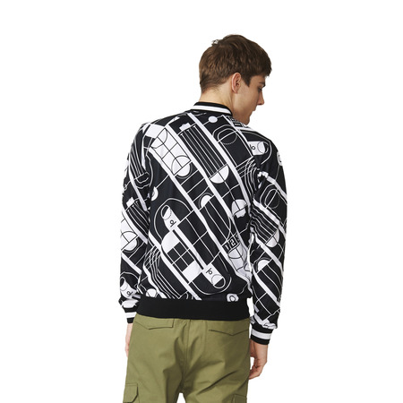 Adidas Originals Chaqueta Track Top Track Olympics (negro/blanco)