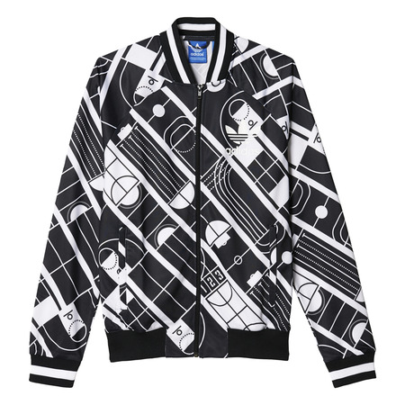 Adidas Originals Chaqueta Track Top Track Olympics (negro/blanco)