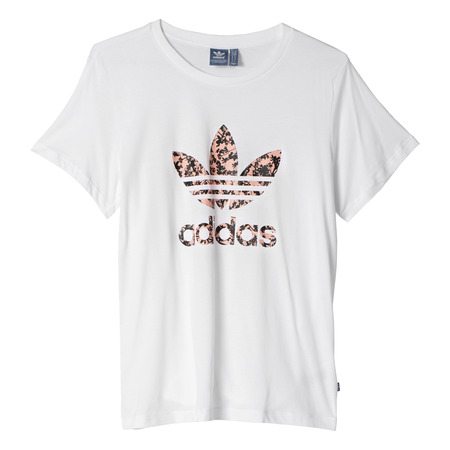 Adidas Originals Mujer Camiseta Freund Trefoil Tropic (blanco)