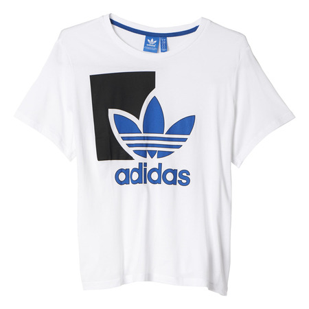 Adidas Originals Frau T-Shirt Running Logo (weiß)