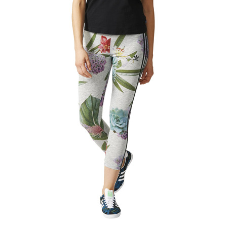 Adidas Originals Mujer Leggins Training Floral (gris/multicolor)