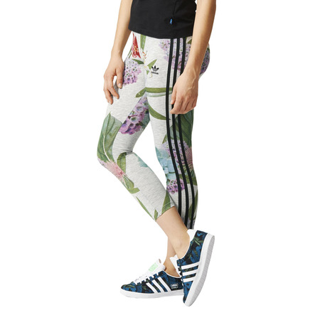 Adidas Originals Mujer Leggins Training Floral (gris/multicolor)