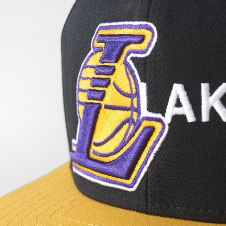 Adidas NBA Gorra Lakers (schwarz/gelb/rein)